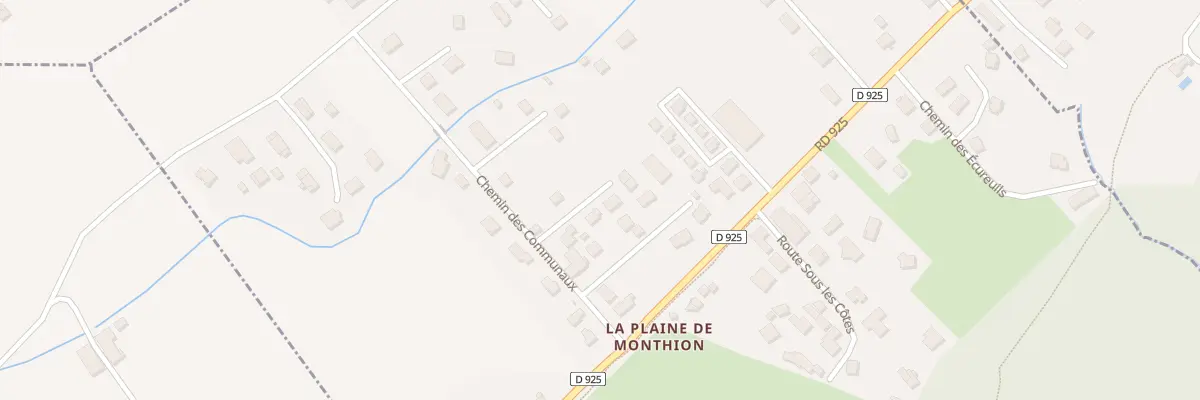 Plan du 5253 Che des Communaux à Monthion