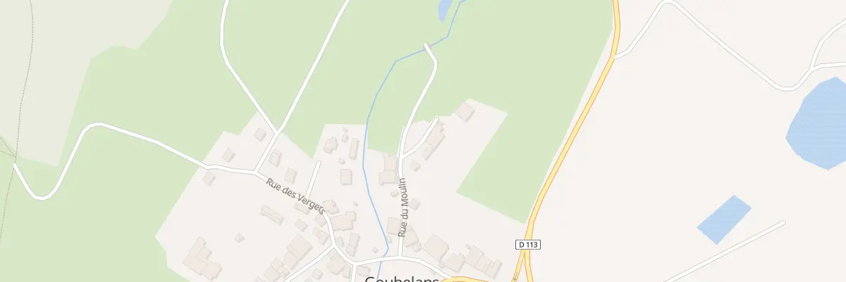 Plan du 12 Rue du Moulin à Gouhelans