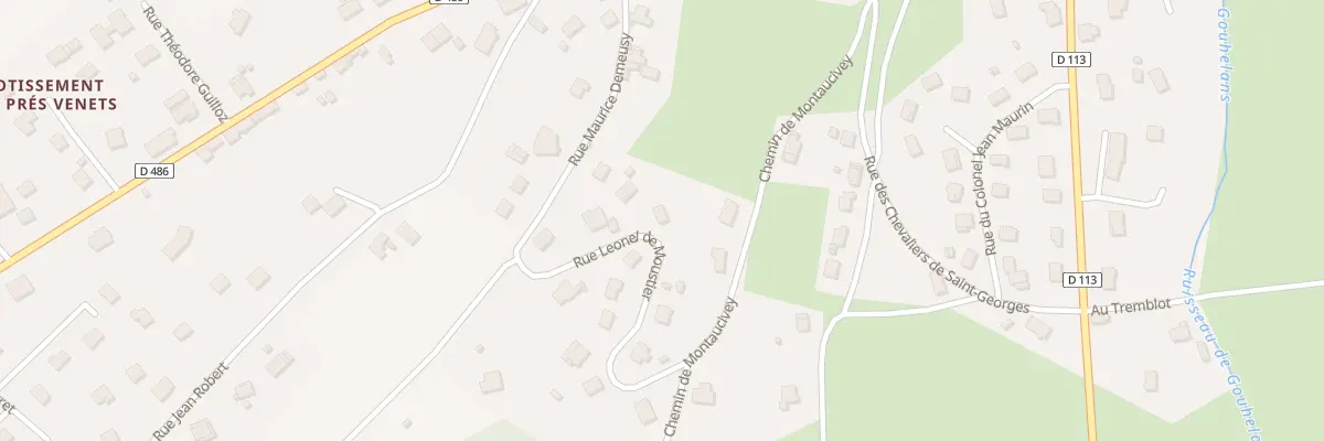 Plan du 7 Rue Léonel de Moustier à Rougemont