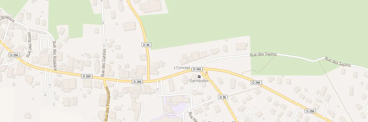 Plan du 7 Rue des Sapins à Darnieulles