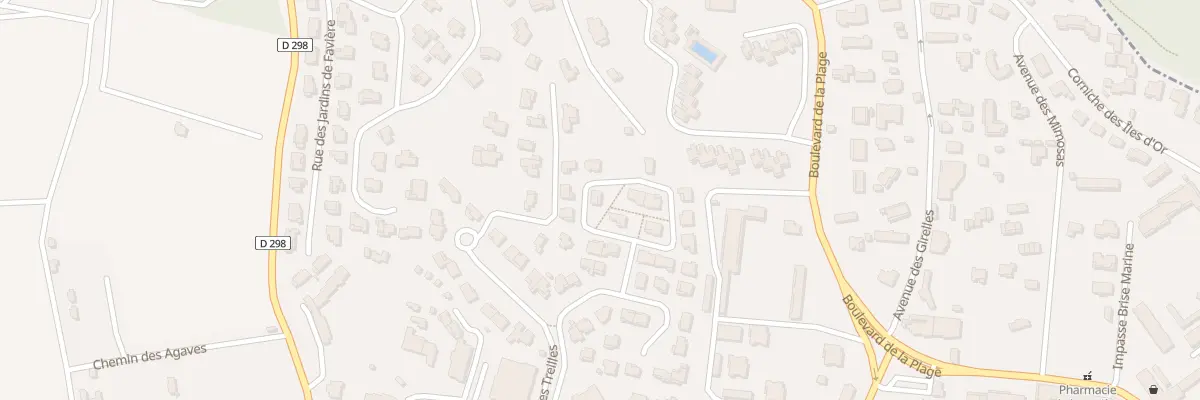 Plan du 16 All du Raioulet à Bormes-les-Mimosas