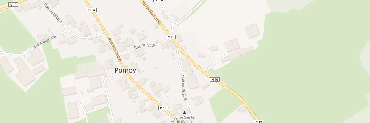 Plan du 10 Rue de l’Eglise à Pomoy