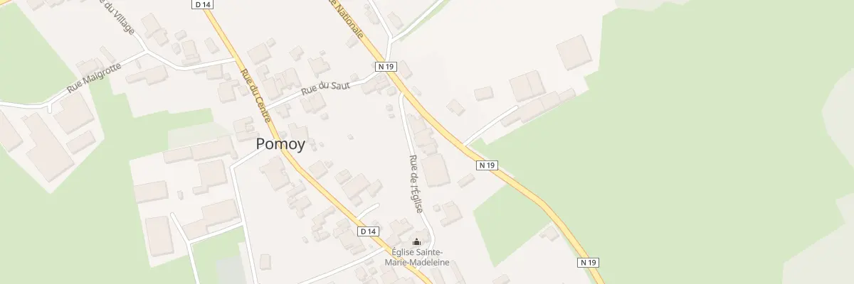 Plan du 8 Rue de l’Eglise à Pomoy