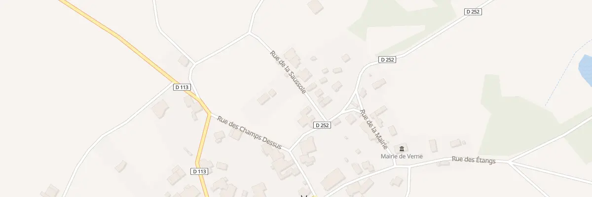Plan du 4 Rue de Saussoie à Verne