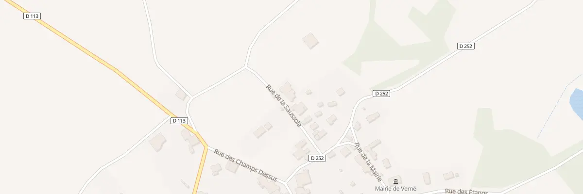 Plan du 5 Rue de Saussoie à Verne