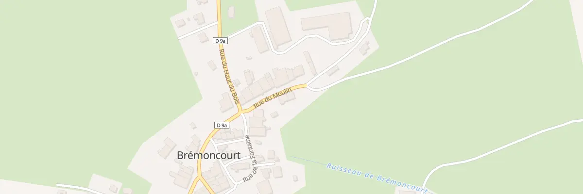 Plan du 6 Rue du Moulin à Brémoncourt