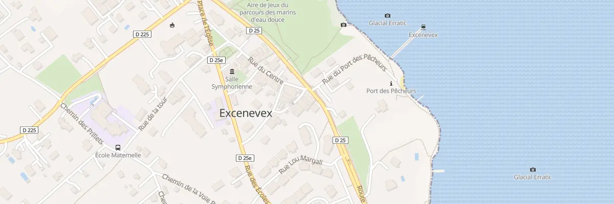 Plan du 256 Rte du Lac à Excenevex