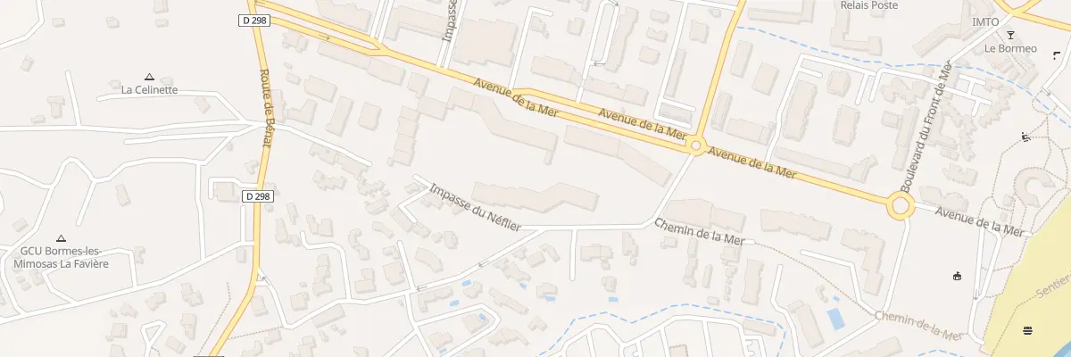 Plan du 254 Av de la Mer à Bormes-les-Mimosas