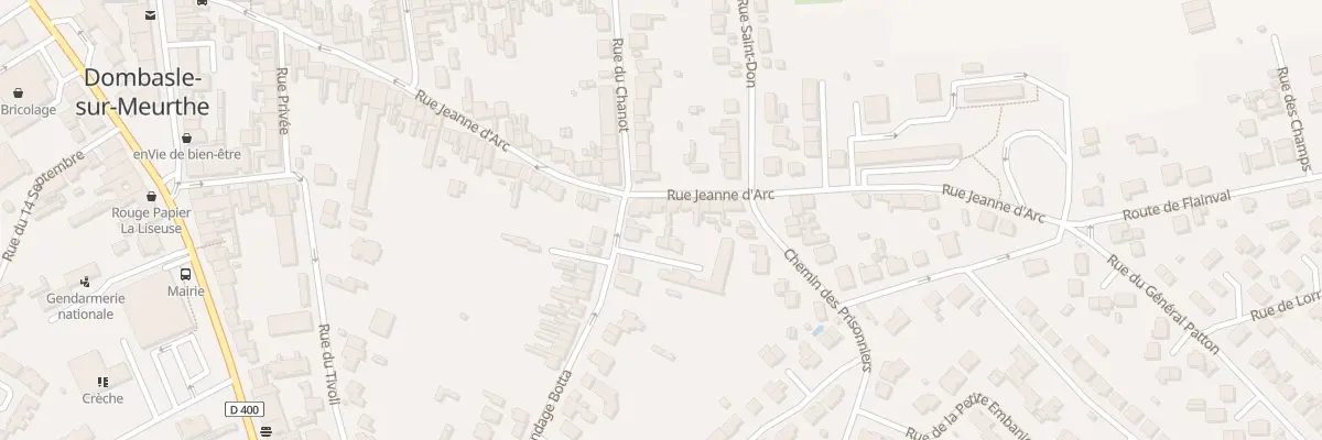 Plan du 68T Rue Jeanne d’Arc à Dombasle-sur-Meurthe