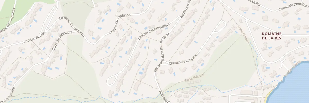 Plan du 10 Bd de la Baie du Gaou à Bormes-les-Mimosas