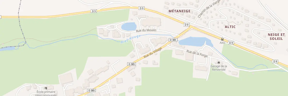 Plan du 8 Rue du Village à Métabief