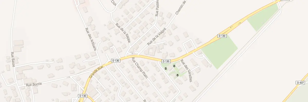 Plan du 41 Rue Grande Rue à Doubs