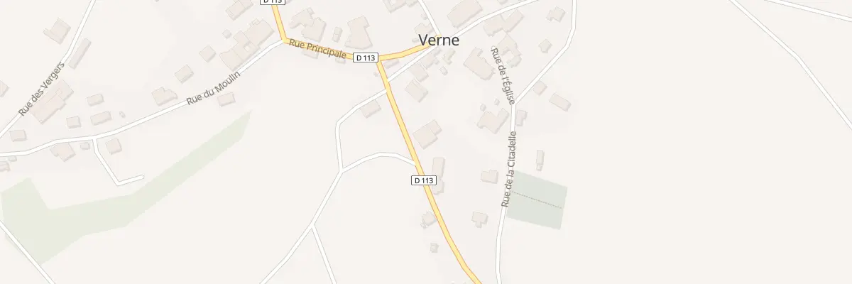 Plan du 11 Rue Principale à Verne