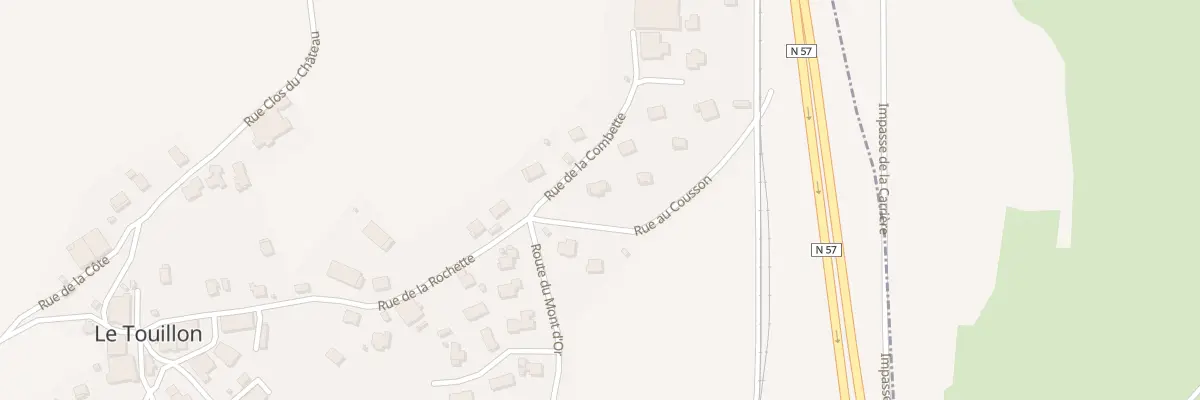 Plan du 1 Rue au Cousson à Touillon-et-Loutelet