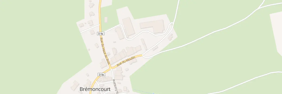 Plan du 5 Rue du Moulin à Brémoncourt