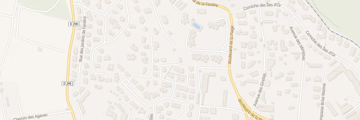 Plan du 7 All du Raioulet à Bormes-les-Mimosas