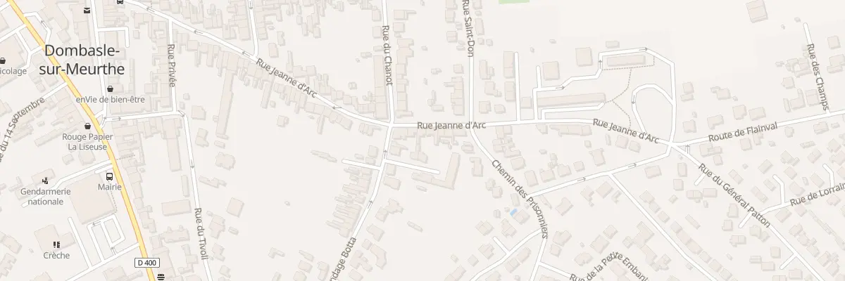 Plan du 70 Rue Jeanne d’Arc à Dombasle-sur-Meurthe