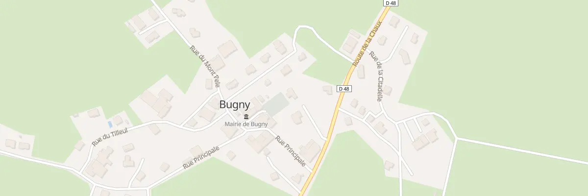 Plan du 1T Rte de la Chaux à Bugny