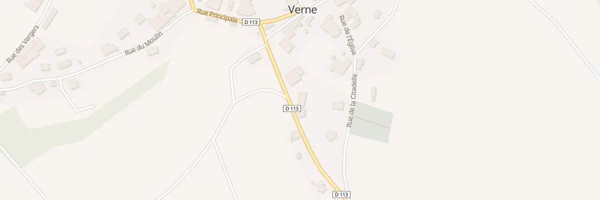 Plan du 9 Rue Principale à Verne