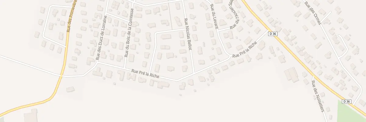 Plan du 314 Rue Nicolas Bellot à Darnieulles