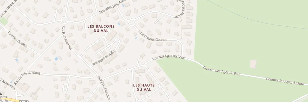 Plan du 13 Rue des Ages du Four à Valdahon