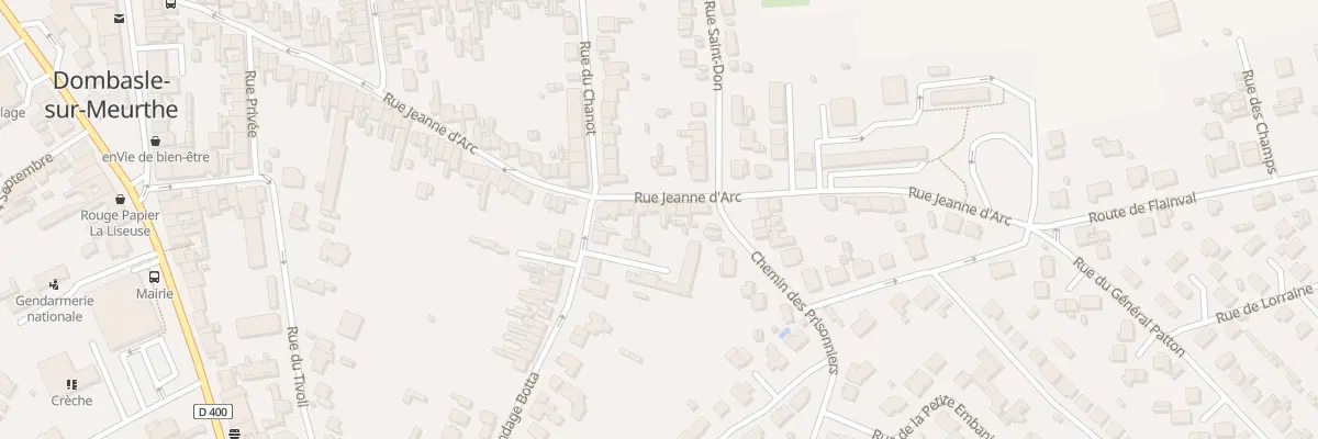 Plan du 70B Rue Jeanne d’Arc à Dombasle-sur-Meurthe