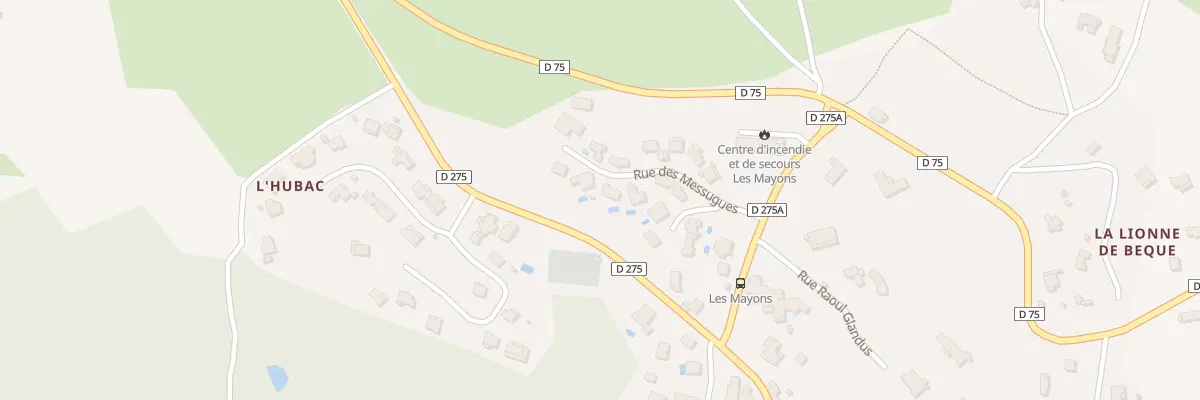 Plan du 5291 L’Hubac aux Mayons