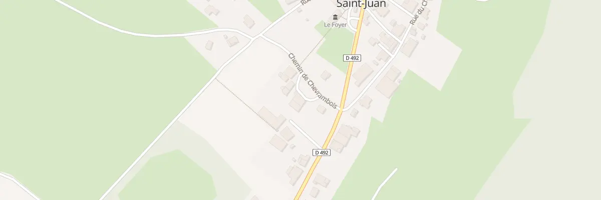 Plan du 1 Che de la Chevrambois à Saint-Juan