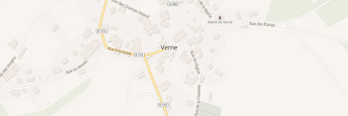 Plan du 3 Rue des Etangs à Verne