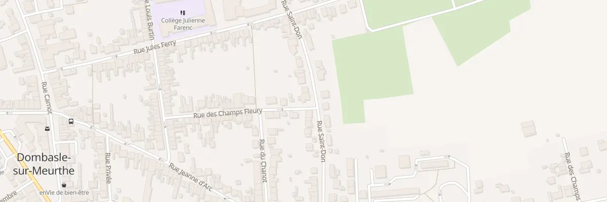 Plan du 33 Rue des Champs Fleury à Dombasle-sur-Meurthe