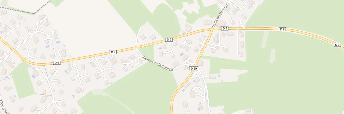 Plan du 724 Rte de Findrol à Marcellaz