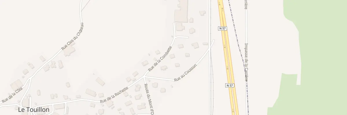 Plan du 6 Rue de la Combette à Touillon-et-Loutelet