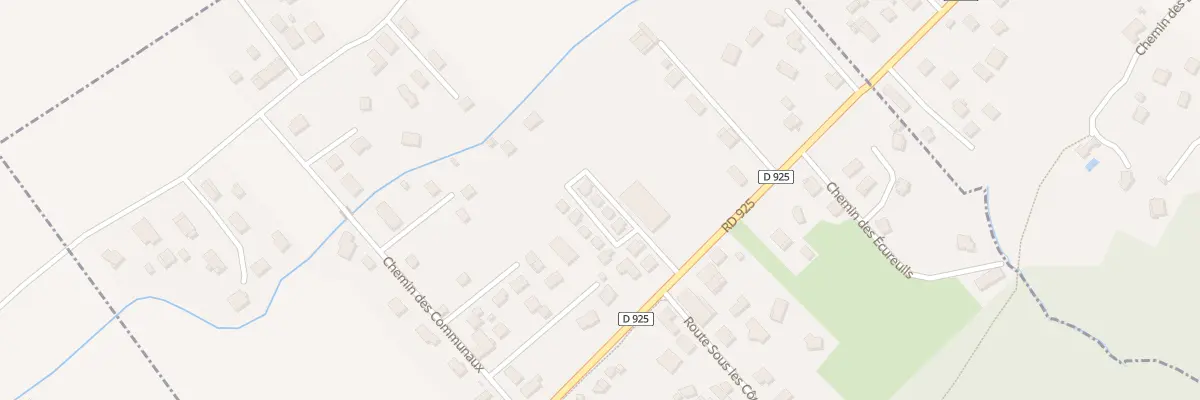 Plan du 246 D 925 à Monthion
