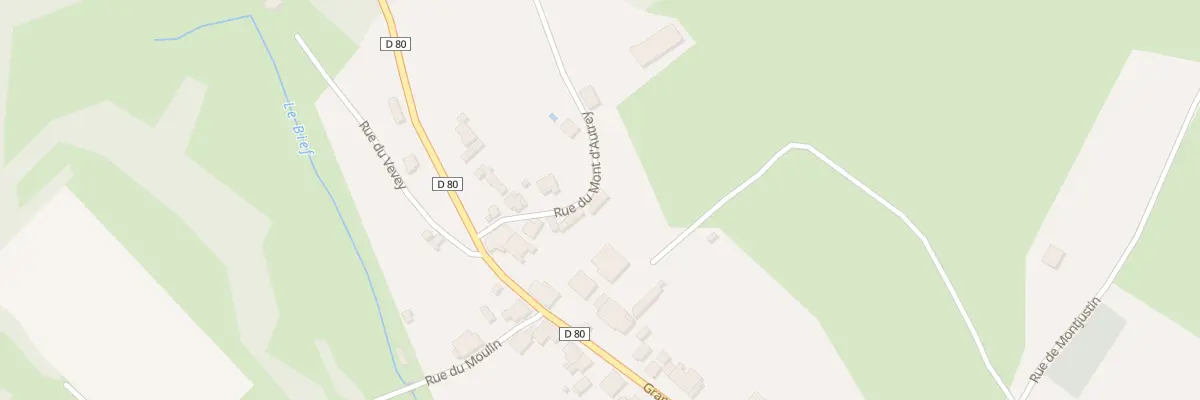 Plan du 8 Rue du Mont d’Autrey à Borey