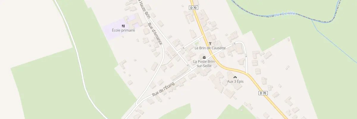Plan du 1 Rue de la Haute Brin à Brin-sur-Seille
