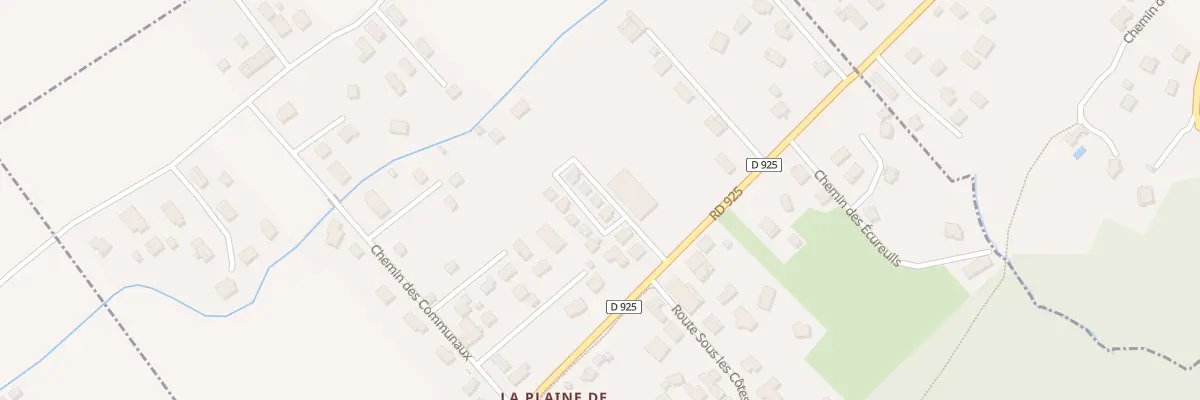 Plan du 246 D 925 à Monthion