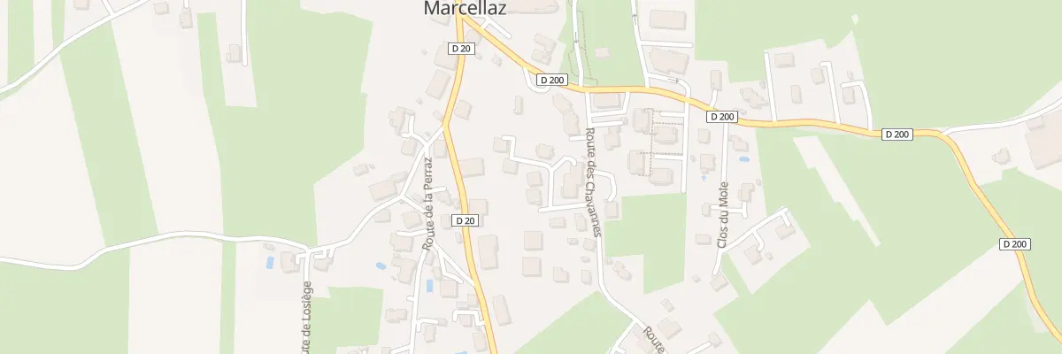 Plan du 34 Rte des Gavillet à Marcellaz