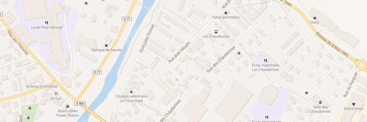 Plan du 258 Rue Jean Moulin à Saint-Jean-de-Maurienne