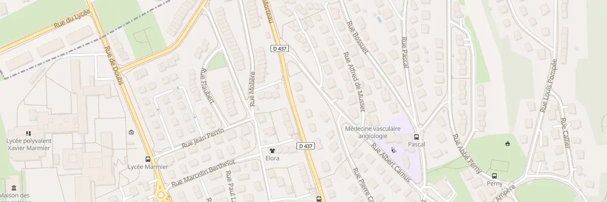 Plan du 94 Rue de Morteau à Pontarlier