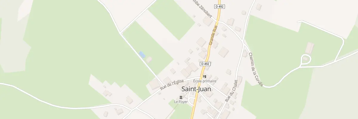 Plan du 2 Rue de l’Eglise à Saint-Juan