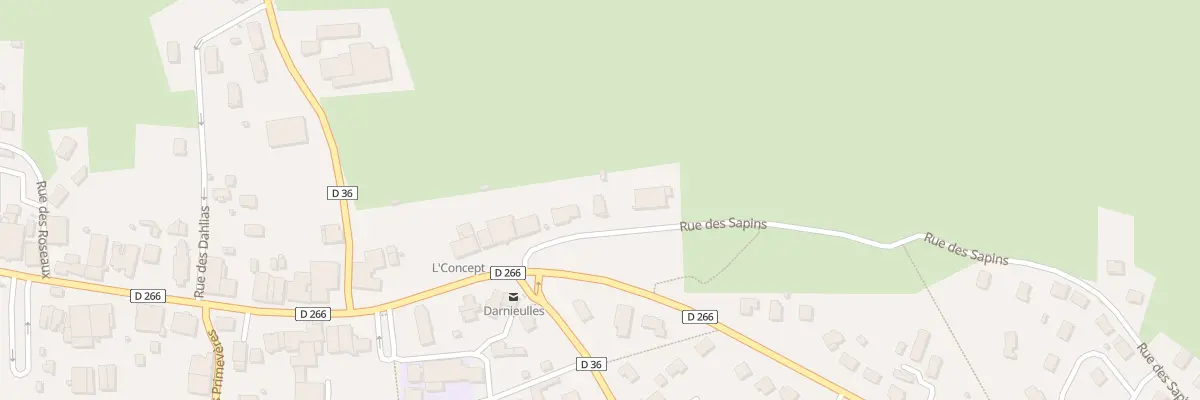 Plan du 119 Rue des Sapins à Darnieulles