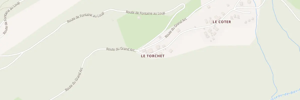 Plan du 5026 Le Torchet à Montsapey