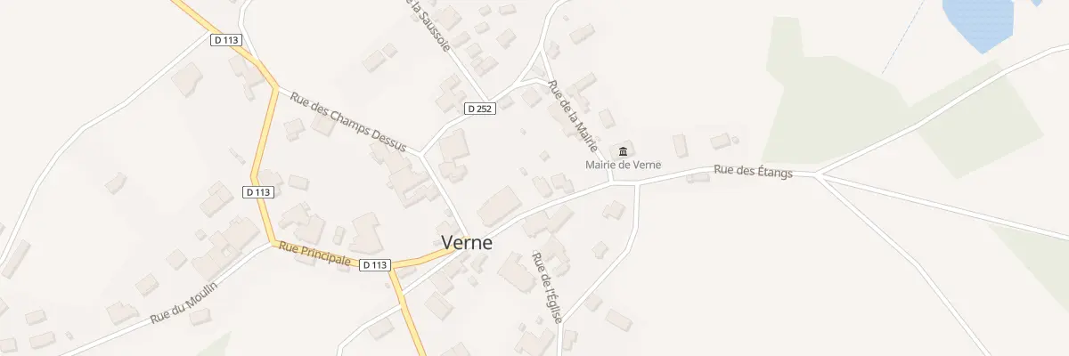 Plan du 4 Rue des Etangs à Verne