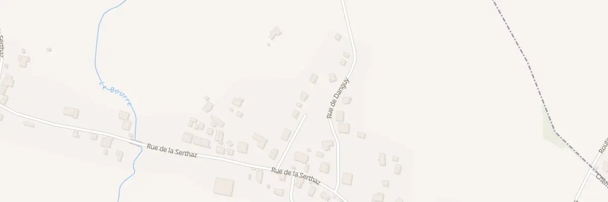 Plan du 286 Rue de la serthaz à Saint-Pierre-en-Faucigny
