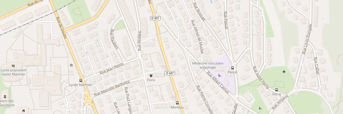 Plan du 92 Rue de Morteau à Pontarlier