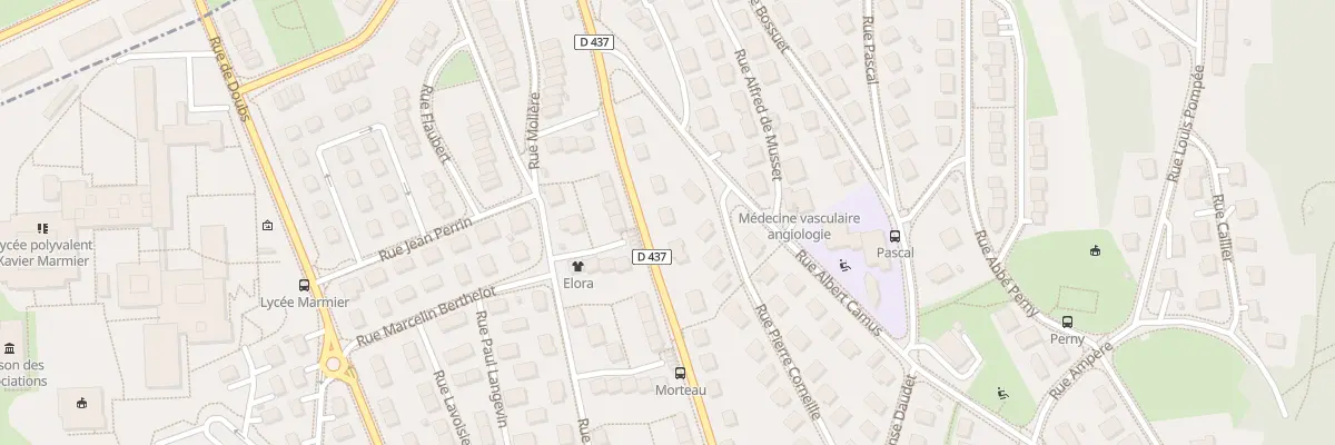 Plan du 90 Rue de Morteau à Pontarlier