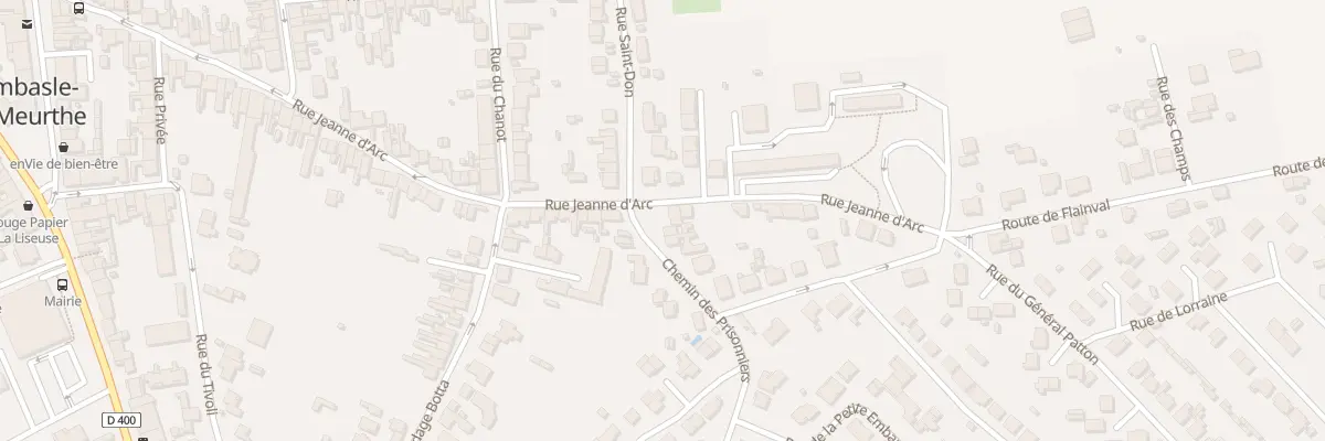 Plan du 78 Rue Jeanne d’Arc à Dombasle-sur-Meurthe