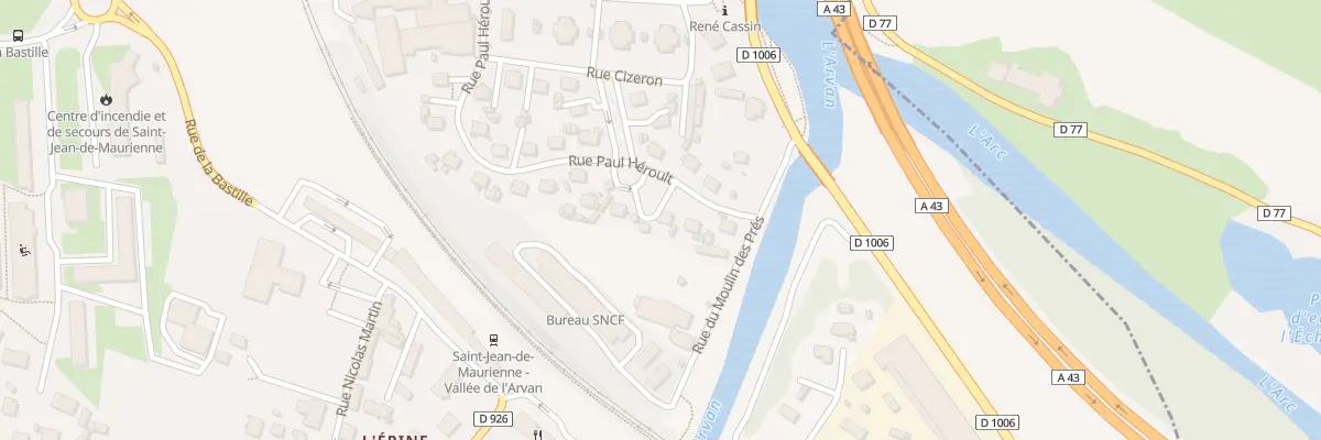 Plan du 238 Rue Paul Heroult à Saint-Jean-de-Maurienne