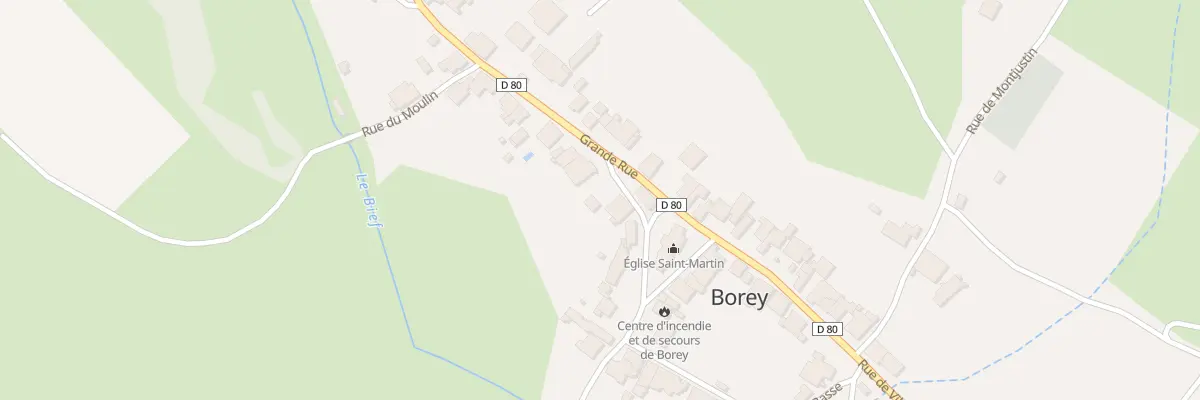 Plan du 7 Rue Saint Martin à Borey