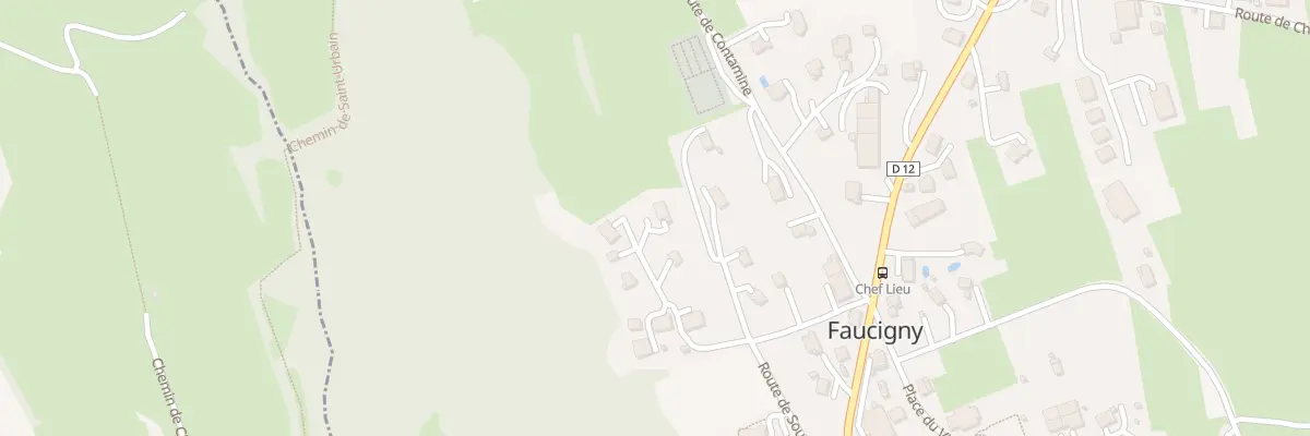 Plan du 86 Imp des Lauriers à Faucigny